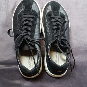 Ecco Black and White Men's Sneakers